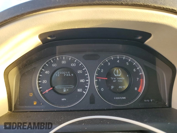 2008 Volvo S80 3.2L with VIN YV1AS982681070529, listed as a Copart auction lot 76939894 with 233,215 mi miles and Salvage Title. Bid and sale history available at carsss.com. Image 9.