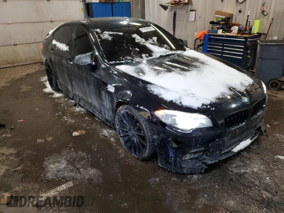 2012 BMW 5 Series 550i with VIN WBAFR9C57CDX78737, listed as a Copart auction lot 41994265 with 77,796 mi miles and Salvage Title. Bid and sale history available at carsss.com. Image 4.