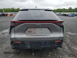 2024 Toyota bZ4X XLE with VIN JTMABACA3RA079406, listed as a Copart auction lot 56758445 with 3,483 mi miles and Salvage title. Bid and sale history available at DreamBid. Image 6.