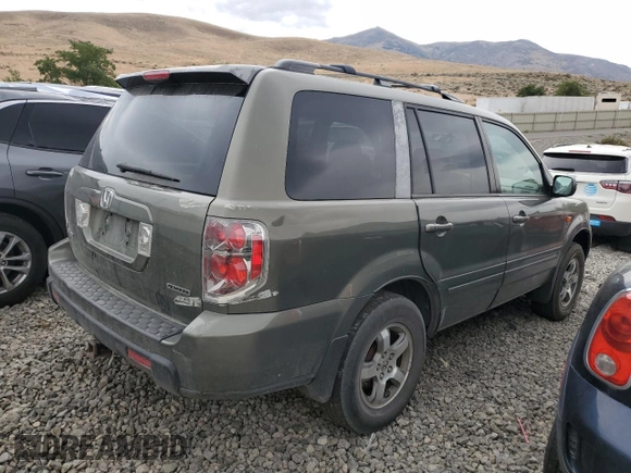 2007 Honda Pilot EX with VIN 2HKYF18417H505105, listed as a Copart auction lot 67952434 with 305,589 mi miles and Salvage Title. Bid and sale history available at DreamBid. Image 3.