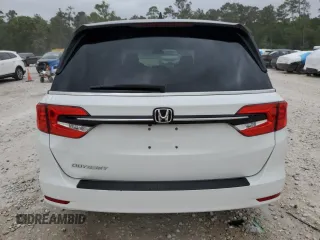 2021 Honda Odyssey EX with VIN 5FNRL6H56MB025283, listed as a Copart auction lot 51373475 with 25,851 mi miles and Salvage Title. Bid and sale history available at DreamBid. Image 6.