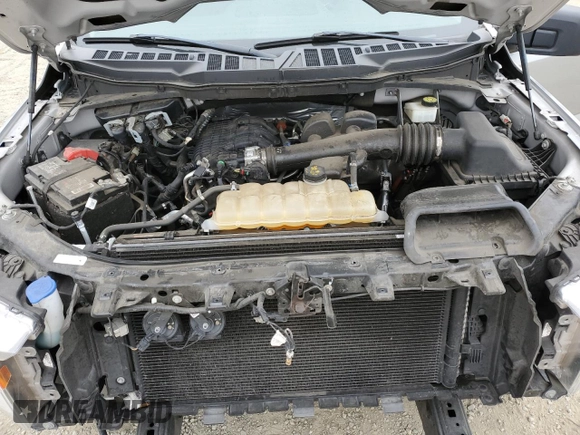 2021 Ford F-150 XL with VIN 1FTEX1CB2MKE77401, listed as a Copart auction lot 52754445 with 87,029 mi miles and Salvage title. Bid and sale history available at DreamBid. Image 11.