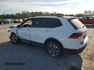 2024 Volkswagen Tiguan S with VIN 3VVRB7AX3RM016730, listed as a Copart auction lot 57854455 with 6,948 mi miles and Salvage title. Bid and sale history available at DreamBid. Image 2.