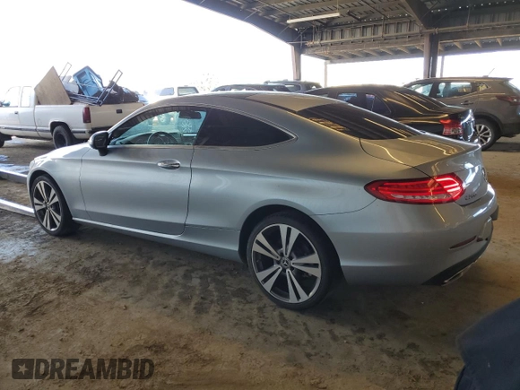 2018 Mercedes-Benz C 300 with VIN WDDWJ4JB8JF669670, listed as a Copart auction lot 51093265 with 63,493 mi miles and Salvage title. Bid and sale history available at DreamBid. Image 2.