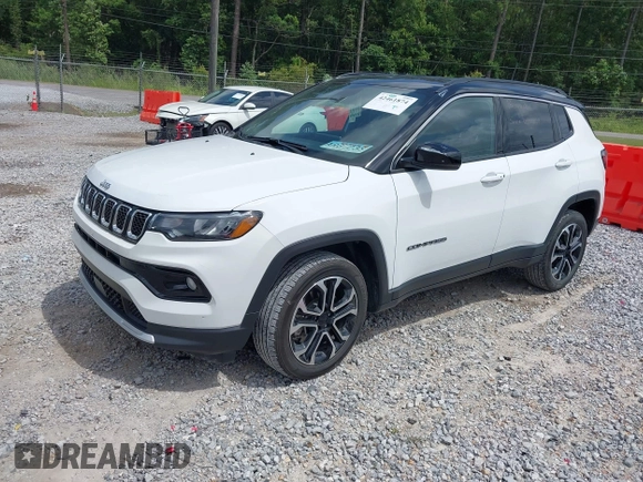 2023 Jeep Compass (RED) Edition with VIN 3C4NJDCN3PT565647, listed as a IAAI auction lot 42461874 with 42,830 mi miles and . Bid and sale history available at DreamBid. Image 17.