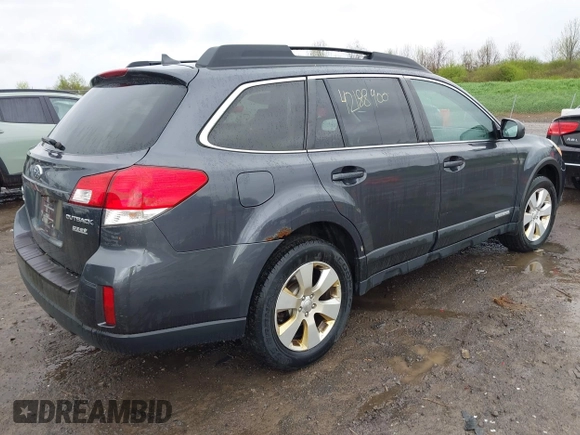 2011 Subaru Outback 2.5i Limited Pwr Moon with VIN 4S4BRBKC2B3359025, listed as a IAAI auction lot 42188900 with 196,382 mi miles. Bid and sale history available at carsss.com. Image 4.