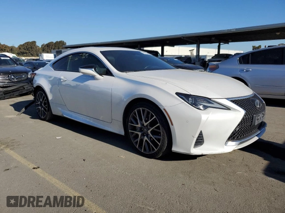 2019 Lexus RC 350 with VIN JTHHZ5BC8K5019350, listed as a Copart auction lot 42231895 with 81,701 mi miles and Salvage title. Bid and sale history available at DreamBid. Image 4.