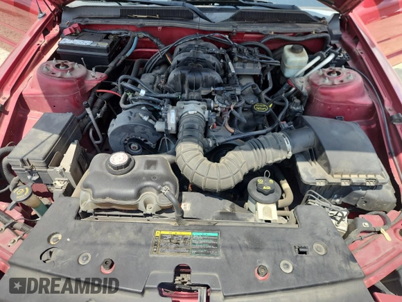 2005 Ford Mustang Deluxe with VIN 1ZVFT84N455187062, listed as a Copart auction lot 61953205 with 112,238 mi miles and Non repairable. Bid and sale history available at DreamBid. Image 11.