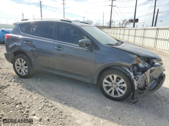 2015 Toyota RAV4 Limited with VIN 2T3YFREV5FW193518, listed as a Copart auction lot 45805105 with 51,663 mi miles and Salvage Title. Bid and sale history available at carsss.com. Image 4.