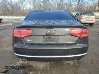2013 Audi A8 3.0L with VIN WAUAGAFDXDN000657, listed as a Copart auction lot 42992755 with 154,426 mi miles and Salvage title. Bid and sale history available at DreamBid. Image 6.