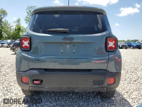 2016 Jeep Renegade Trailhawk with VIN ZACCJBCT7GPD39077, listed as a Copart auction lot 61267375 with 175,784 mi miles and Salvage title. Bid and sale history available at DreamBid. Image 6.