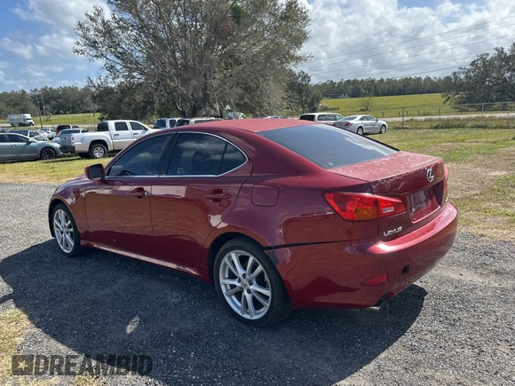 2006 Lexus IS 250 with VIN JTHCK262762007289, listed as a Copart auction lot 78904224 with 106,668 mi miles and Clean Title. Bid and sale history available at DreamBid. Image 3.