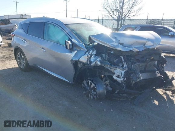 2018 Nissan Murano Platinum with VIN 5N1AZ2MH7JN122649, listed as a IAAI auction lot 41898795 with 58,923 mi miles and . Bid and sale history available at carsss.com. Image 1.