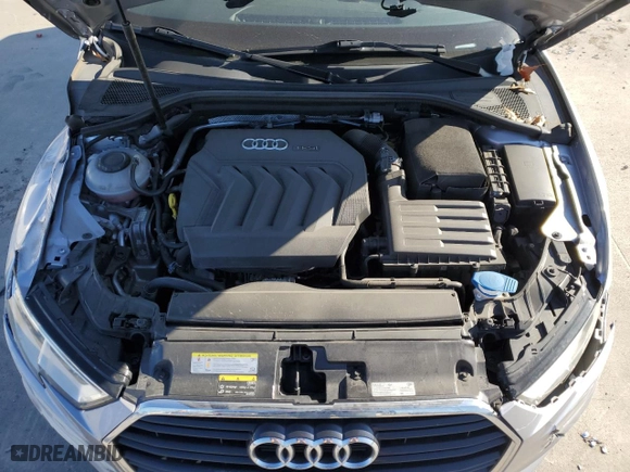 2018 Audi A3 Sedan Premium with VIN WAUAUGFF2J1047486, listed as a Copart auction lot 89321695 with 41,603 mi miles and Salvage Title. Bid and sale history available at carsss.com. Image 11.