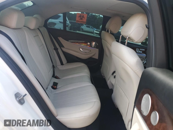 2017 Mercedes-Benz E 300 Luxury with VIN WDDZF4JB8HA150141, listed as a Copart auction lot 52560295 with 81,014 mi miles and Salvage Title. Bid and sale history available at DreamBid. Image 10.