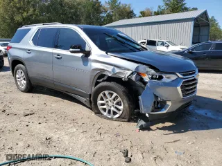 2021 Chevrolet Traverse LT Cloth with VIN 1GNEVGKW1MJ218263, listed as a Copart auction lot 48031995 with 84,124 mi miles and Non Repairable. Bid and sale history available at carsss.com. Image 4.