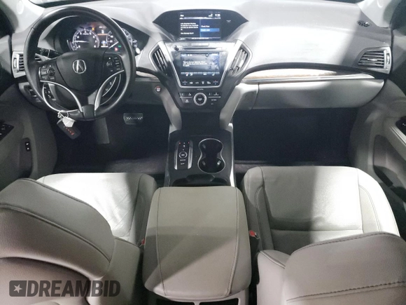2020 Acura MDX w/Technology Pkg with VIN 5J8YD4H58LL020290, listed as a Copart auction lot 89012015 with 43,899 mi miles and Salvage Title. Bid and sale history available at carsss.com. Image 8.