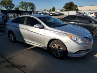 2014 Hyundai Sonata GLS with VIN 5NPEB4AC5EH935492, listed as a Copart auction lot 50456485 with 134,904 mi miles and Salvage Title. Bid and sale history available at carsss.com. Image 4.