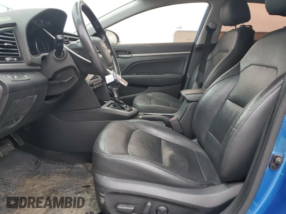 2017 Hyundai Elantra Limited with VIN 5NPD84LFXHH115902, listed as a Copart auction lot 52031265 with 206,320 mi miles and Clean Title. Bid and sale history available at DreamBid. Image 7.