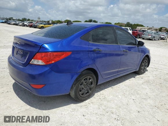 2012 Hyundai Accent GLS z VIN KMHCT4AE8CU047372, wystawiony jako Copart lot #55175975 z przebiegiem 180 484 mil mil oraz Tytuł czysty. Historia ofert i sprzedaży dostępna na DreamBid. Obrazek 3.