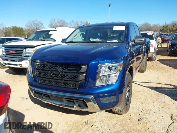 2024 Nissan Titan SV with VIN 1N6AA1EC7RN111913, listed as a IAAI auction lot 41365570 with 8,442 mi miles and . Bid and sale history available at DreamBid. Image 12.