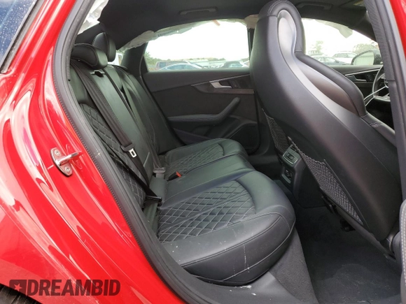 2019 Audi S4 Premium Plus with VIN WAUB4AF45KA116835, listed as a Copart auction lot 49913664 with 51,995 mi miles. Bid and sale history available at carsss.com. Image 10.