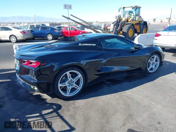 2021 Chevrolet Corvette 1LT with VIN 1G1YA3D42M5115781, listed as a IAAI auction lot 41293312 with 29,005 mi miles. Bid and sale history available at carsss.com. Image 4.