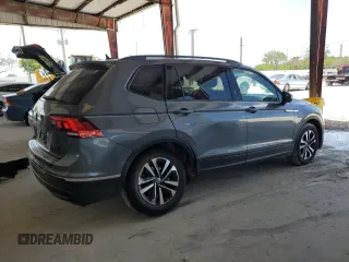 2024 Volkswagen Tiguan S with VIN 3VVRB7AX1RM085254, listed as a Copart auction lot 58622295 with 7,316 mi miles and Salvage title. Bid and sale history available at DreamBid. Image 3.