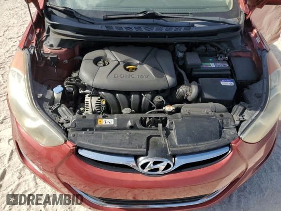 2013 Hyundai Elantra Limited with VIN KMHDH4AE4DU740611, listed as a Copart auction lot 54711845 with 95,408 mi miles and Salvage Title. Bid and sale history available at DreamBid. Image 11.