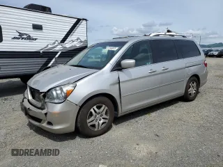 2007 Honda Odyssey EX-L with VIN 5FNRL38797B417341, listed as a Copart auction lot 51848675 with 193,017 mi miles and Salvage Title. Bid and sale history available at carsss.com. Image 1.