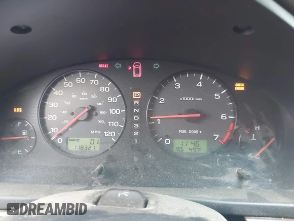 2001 Subaru Legacy Outback Limited z VIN 4S3BE686417202967, wystawiony jako IAAI lot #42130103 z przebiegiem 118 321 mil mil oraz . Historia ofert i sprzedaży dostępna na DreamBid. Obrazek 7.