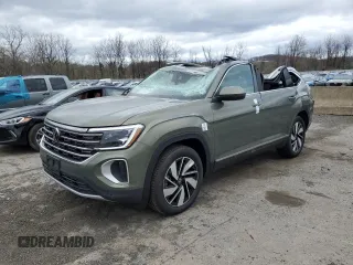 2025 Volkswagen Atlas SEL with VIN 1V2BR2CA1SC542223, listed as a Copart auction lot 52790365 with 4 mi miles and Salvage title. Bid and sale history available at DreamBid. Image 1.