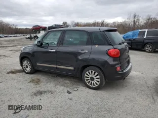 2015 FIAT 500L Lounge with VIN ZFBCFACH4FZ033464, listed as a Copart auction lot 53490295 with 169,288 mi miles and Salvage Title. Bid and sale history available at DreamBid. Image 2.
