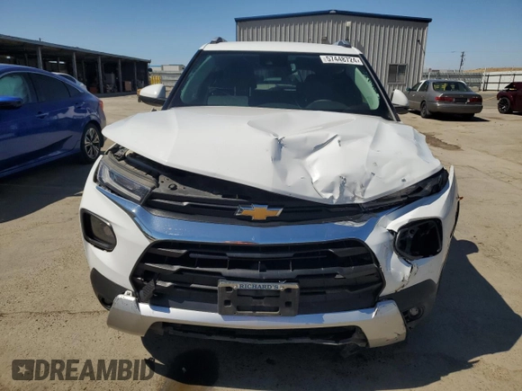 2021 Chevrolet TrailBlazer LT with VIN KL79MPS26MB023437, listed as a Copart auction lot 57448724 with 67,414 mi miles and Non Repairable. Bid and sale history available at DreamBid. Image 5.