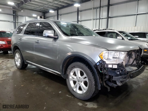 2012 Dodge Durango Crew with VIN 1C4SDJDT9CC253070, listed as a Copart auction lot 82889314 with 174,173 mi miles and Salvage Title. Bid and sale history available at carsss.com. Image 4.