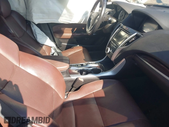 2016 Acura TLX Advance with VIN 19UUB3F70GA004153, listed as a IAAI auction lot 41802420 with 96,501 mi miles and . Bid and sale history available at DreamBid. Image 5.