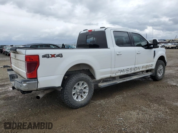2021 Ford F-250 XL with VIN 1FT7W2BN8MED45769, listed as a Copart auction lot 56361955 with 93,595 mi miles and Clean title. Bid and sale history available at DreamBid. Image 3.