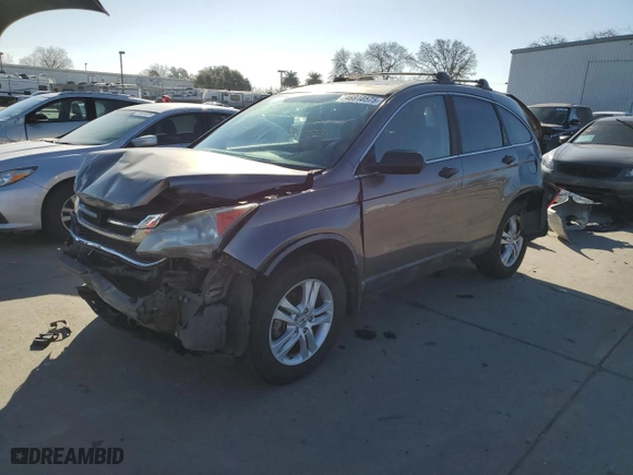 2011 Honda CR-V EX with VIN 5J6RE4H52BL055464, listed as a Copart auction lot 46910575 with 116,863 mi miles and Salvage Title. Bid and sale history available at carsss.com. Image 1.