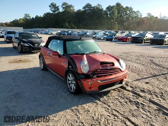 2007 MINI Convertible S with VIN WMWRH33587TJ43499, listed as a Copart auction lot 76266684 with 103,691 mi miles and Salvage title. Bid and sale history available at DreamBid. Image 11.
