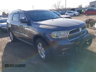 2013 Dodge Durango Crew z VIN 1C4RDJDG5DC691328, wystawiony jako IAAI lot #41730920 z przebiegiem 177 832 mil mil oraz . Historia ofert i sprzedaży dostępna na DreamBid. Obrazek 1.
