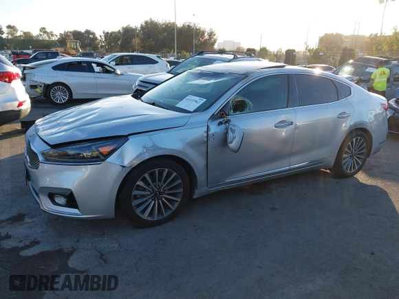 2017 Kia Cadenza Limited with VIN KNALC4J14H5090560, listed as a IAAI auction lot 41133962 with 108,113 mi miles. Bid and sale history available at carsss.com. Image 2.