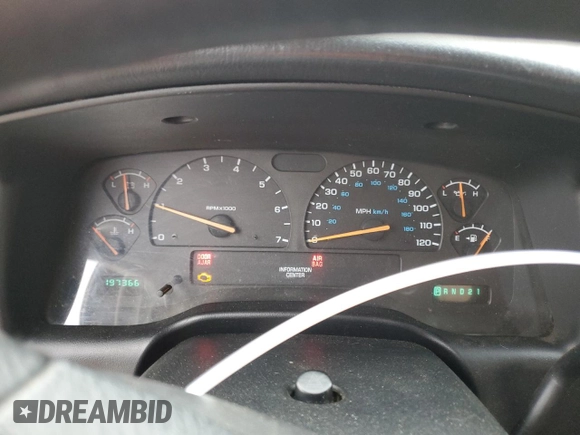 2002 Dodge Dakota with VIN 1B7GL12X42S530775, listed as a Copart auction lot 81106564 with 197,366 mi miles and Salvage Title. Bid and sale history available at carsss.com. Image 9.