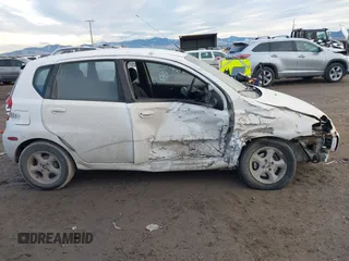 2008 Chevrolet Aveo LS with VIN KL1TD66618B260365, listed as a IAAI auction lot 41145093 with Not Provided miles and . Bid and sale history available at DreamBid. Image 12.