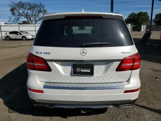 2018 Mercedes-Benz GLS with VIN 4JGDF6EE1JB167010, listed as a Copart auction lot 77436153 with Not Provided miles. Bid and sale history available at carsss.com. Image 6.