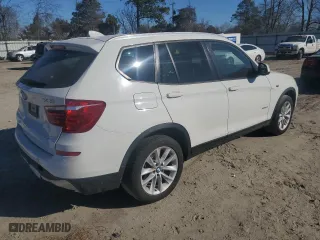 2017 BMW X3 sDrive28i with VIN 5UXWZ7C32H0V94776, listed as a Copart auction lot 42904945 with 144,258 mi miles and Salvage Title. Bid and sale history available at carsss.com. Image 3.