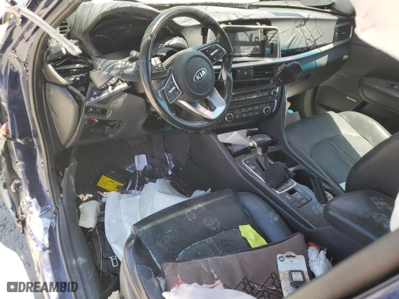2019 Kia Optima EX with VIN 5XXGU4L14KG337870, listed as a Copart auction lot 63225354 with 0 mi miles and Salvage Title. Bid and sale history available at carsss.com. Image 8.