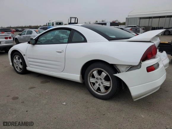 2000 Mitsubishi Eclipse GT with VIN 4A3AC54L2YE042887, listed as a Copart auction lot 85121084 with 99,333 mi miles and Salvage Title. Bid and sale history available at carsss.com. Image 2.