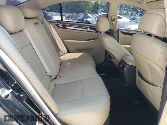 2013 Hyundai Genesis 3.8L with VIN KMHGC4DDXDU248177, listed as a Copart auction lot 54860285 with 79,629 mi miles and Salvage title. Bid and sale history available at DreamBid. Image 10.