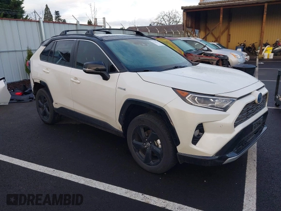2021 Toyota RAV4 Hybrid XSE with VIN 4T3E6RFV8MU056524, listed as a IAAI auction lot 41788452 with 56,751 mi miles. Bid and sale history available at carsss.com. Image 1.