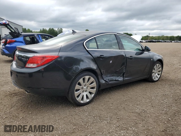 2011 Buick Regal CXL Turbo TO7 with VIN W04G15GV4B1079982, listed as a Copart auction lot 65069634 with 164,335 mi miles and Clean Title. Bid and sale history available at carsss.com. Image 3.